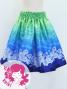 Hula Kids Shantung Pa'u Skirt with Lokelani Print / Luxury Collection / Jp102-7