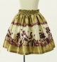 Hula Kids Shantung Pa'u Skirt with Hula Girl Print / Luxury Collection / Jp103be