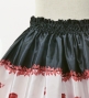 Hula Kids Shantung Pa'u Skirt with Hula Girl Print / Luxury Collection / Jp103bk