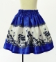 Hula Kids Shantung Pa'u Skirt with Hula Girl Print / Luxury Collection / Jp103bl