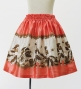 Hula Kids Shantung Pa'u Skirt with Hula Girl Print / Luxury Collection / Jp103or