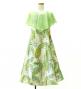 Hula Kids Cape Long Dress with Banana Leaf Print / Luxury Collection / BE & GR / Jp104begr