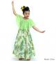 Hula Kids Cape Long Dress with Banana Leaf Print / Luxury Collection / BE & GR / Jp104begr