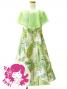 Hula Kids Cape Long Dress with Banana Leaf Print / Luxury Collection / BE & GR / Jp104begr
