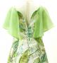 Hula Kids Cape Long Dress with Banana Leaf Print / Luxury Collection / BE & GR / Jp104begr