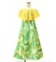 Hula Kids Cape Long Dress with Banana Leaf Print / Luxury Collection / CR & GR / Jp104crgr