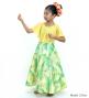 Hula Kids Cape Long Dress with Banana Leaf Print / Luxury Collection / CR & GR / Jp104crgr