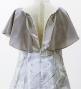 Hula Kids Cape Long Dress with Banana Leaf Print / Luxury Collection / Gray / Jp104gy