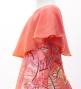 Hula Kids Cape Long Dress with Banana Leaf Print / Luxury Collection / Orange / Jp104or