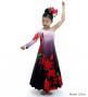 Hula Kids One Shoulder Long sleeve Dress with Lily / Luxury Collection / GRY & BLK / Jp105gybk