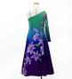 Hula Kids One Shoulder Long sleeve Dress with Lily / Luxury Collection / LBL & PPL / Jp105lblpu