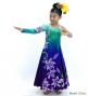 Hula Kids One Shoulder Long sleeve Dress with Lily / Luxury Collection / LBL & PPL / Jp105lblpu