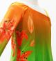Hula Kids One Shoulder Long sleeve Dress with Lily / Luxury Collection / OR & GR / Jp105orgr