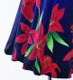 Hula Kids One Shoulder Long sleeve Dress with Lily / Luxury Collection / PI & NVY / Jp105pinv