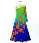Hula Kids One Shoulder Long sleeve Dress with Lily / Luxury Collection / YEL & BL / Jp105yebl