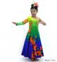 Hula Kids One Shoulder Long sleeve Dress with Lily / Luxury Collection / YEL & BL / Jp105yebl
