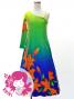 Hula Kids One Shoulder Long sleeve Dress with Lily / Luxury Collection / YEL & BL / Jp105yebl