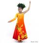 Hula Kids One Shoulder Long sleeve Dress with Lily / Luxury Collection / YEL & RD / Jp105crlgr