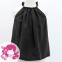 Hula Kids American Armhole Blouse with Koshibo / Black / Jp106bk