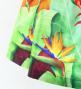 Hula Kids Shantung Pa'u Skirt with Red Ginger & Strelitzia Print / Luxury Collection / Jp107-5