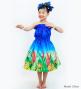 Hula Keiki Set-Up with Strelitzia & Red Ginger Print / Luxury Collection / Jp108-2