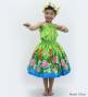 Hula Keiki Set-Up with Torch Ginger & Heliconia Print / Luxury Collection / Jp109-3