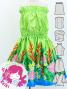 Hula Keiki Set-Up with Torch Ginger & Heliconia Print / Luxury Collection / Jp109-3