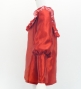 Custom Yoke Frill Balloon Sleeve Blouse with Shantung / JC109-solid