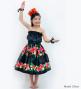 Hula Set up Keiki with Hibiscus Print / Luxury Collection / Black / Jp110bk