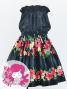 Hula Set up Keiki with Hibiscus Print / Luxury Collection / Black / Jp110bk