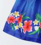 Hula Set up Keiki with Hibiscus Print / Luxury Collection / Blue / Jp110bl