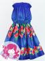 Hula Set up Keiki with Hibiscus Print / Luxury Collection / Blue / Jp110bl