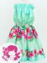 Hula Set up Keiki with Hibiscus Print / Luxury Collection / Light Blue / Jp110lbl