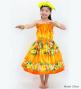 Hula Set up Keiki with Hibiscus Print / Luxury Collection / Orange / Jp110or