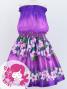 Hula Set up Keiki with Hibiscus Print / Luxury Collection / Purple / Jp110pu