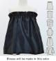Hula Keiki Set-Up with Hula Girl Print / Luxury Collection / Black / Jp111bk