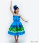 Hula Keiki Set-Up with Hula Girl Print / Luxury Collection / Light Blue / Jp111lbl