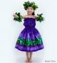 Hula Keiki Set-Up with Hula Girl Print / Luxury Collection / Purple / Jp111pu