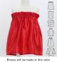 Hula Keiki Set-Up with Hula Girl Print / Luxury Collection / Red / Jp111rd