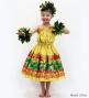 Hula Keiki Set-Up with Hula Girl Print / Luxury Collection / Yellow / Jp111ye