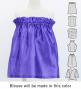 Hula Keiki Set-Up with Lehua Print / Luxury Collection / Purple / Jp113pu