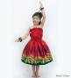 Hula Keiki Set-Up with Lehua Print / Luxury Collection / Red / Jp113rd