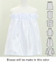 Hula Keiki Set-Up with Kahiko Print / Luxury Collection / White & Blue / Jp114whbl