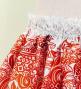 Hula Keiki Set-Up with Kahiko Print / Luxury Collection / White & Red / Jp114whrd