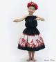 Hula Keiki Set-Up with Hula Girl Print / Luxury Collection / Black / Jp116bk