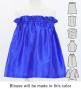 Hula Keiki Set-Up with Hula Girl Print / Luxury Collection / Blue / Jp116bl