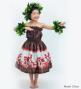 Hula Keiki Set-Up with Hula Girl Print / Luxury Collection / Brown / Jp116br