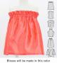 Hula Keiki Set-Up with Hula Girl Print / Luxury Collection / Orange / Jp116or