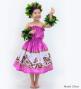 Hula Keiki Set-Up with Hula Girl Print / Luxury Collection / Pink / Jp116pi