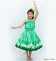 Hula Keiki Set-Up with Tiare & Kahiko Print / Luxury Collection / Green / Jp117gr